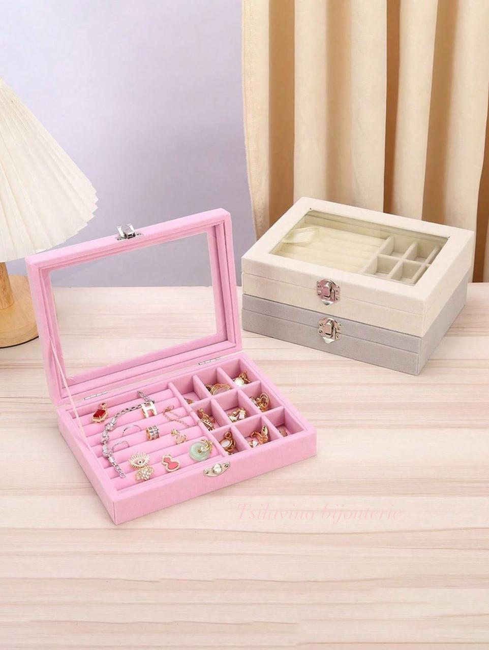 Boîte à bijoux vitré