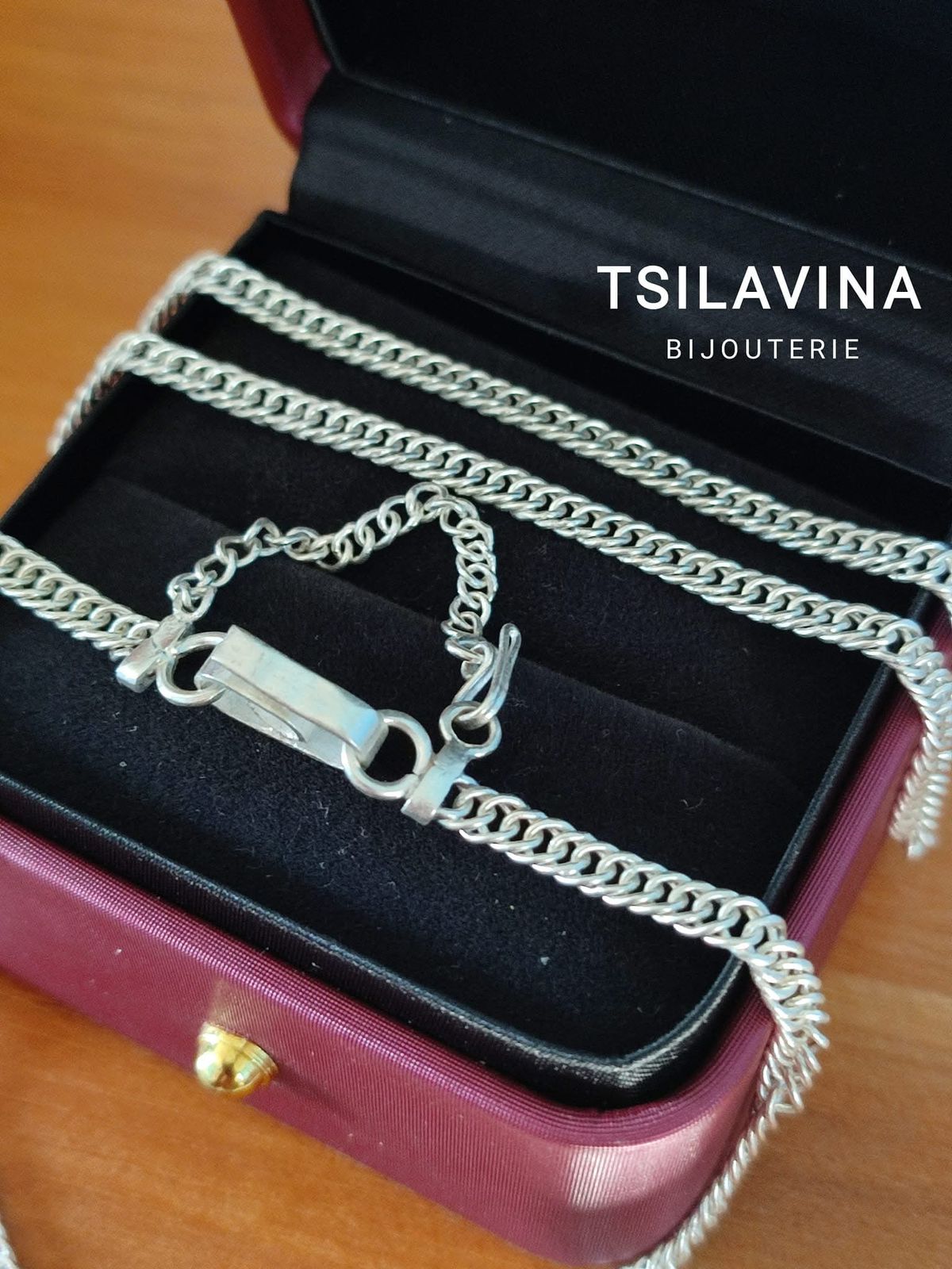 Collier double gourmette – Image 3